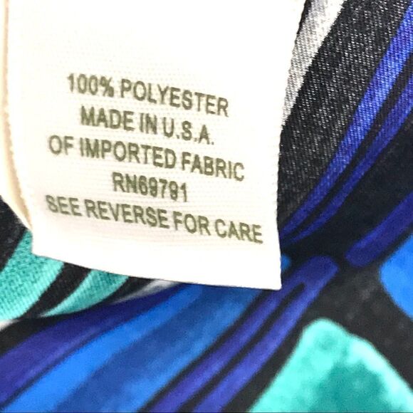 Dress Barn Abstract Print Blouse Size S - Picture 5 of 6